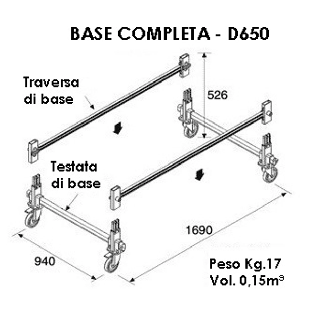 Vendita online Trabattello Doge65 DG6/8CEN22